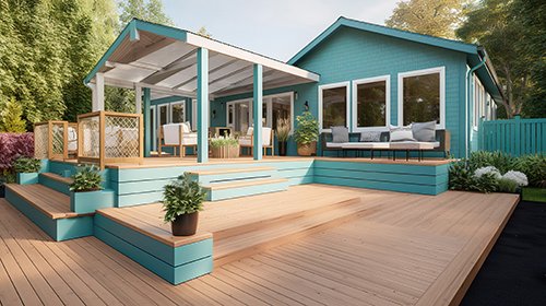 Graphic of covered deck