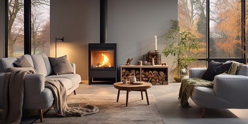 Graphic of freestanding stove