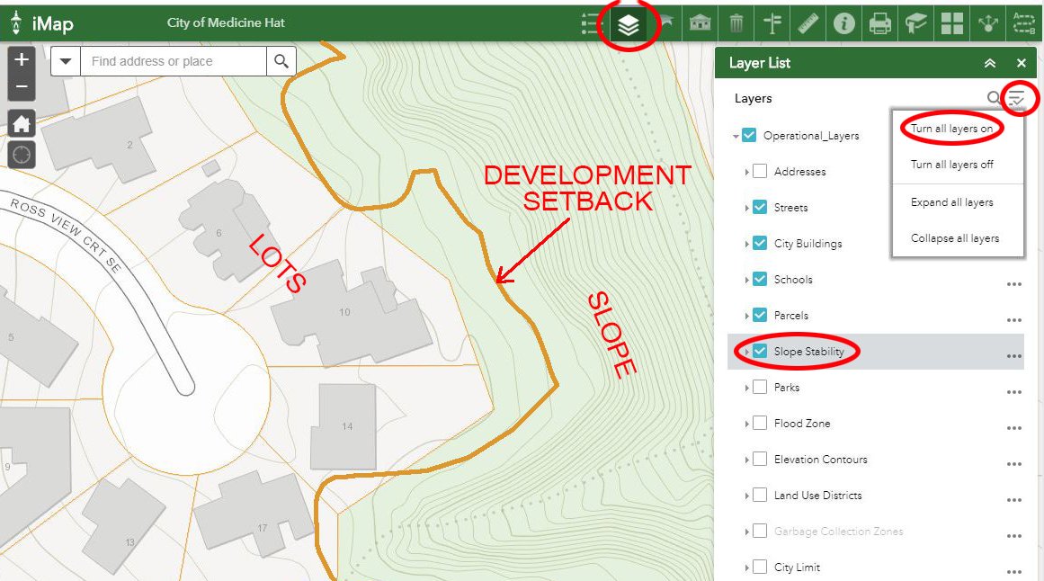 How to use City iMap for Slope Management
