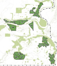 Map of food waste collection routes