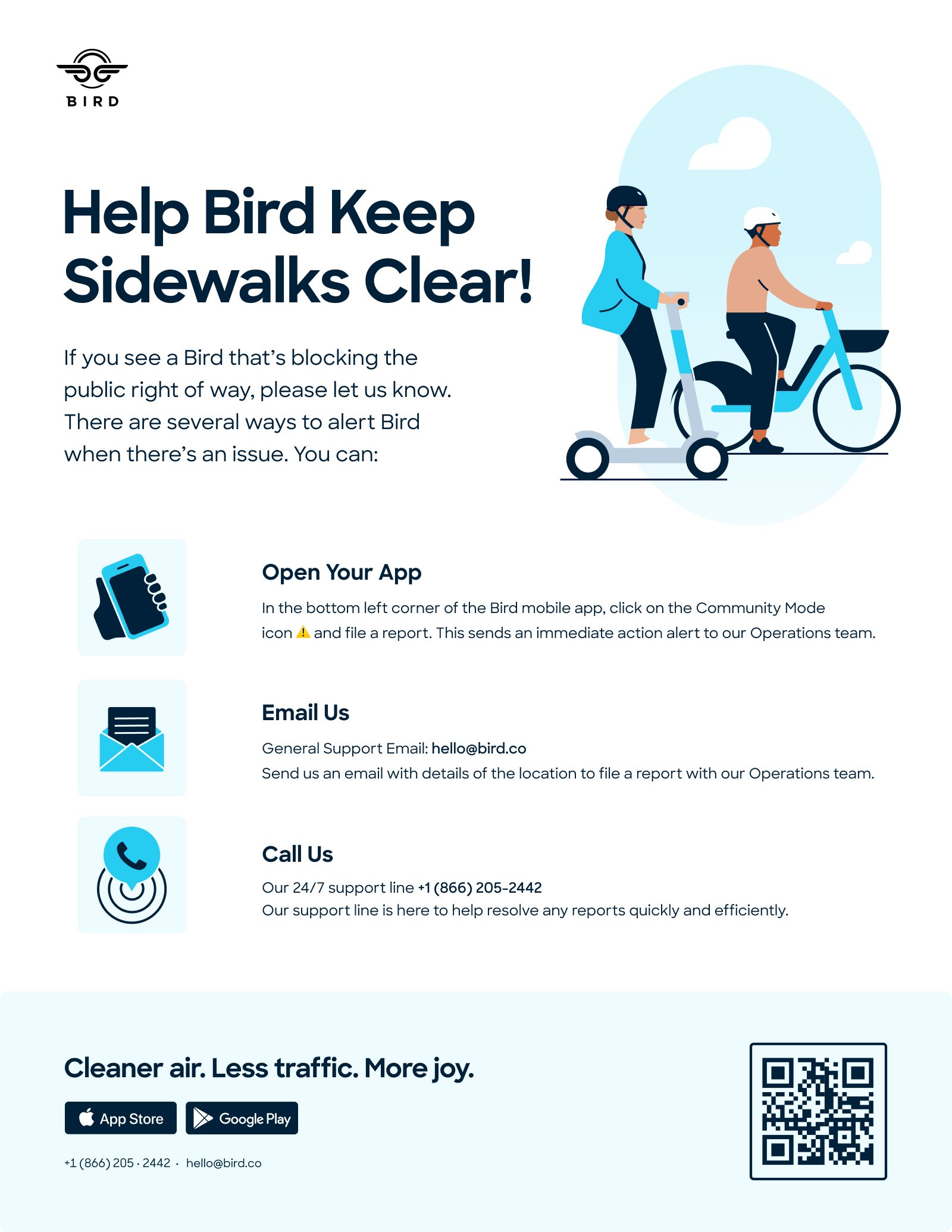 Contact info for Bird